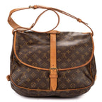 Louis Vuitton Saumur Brown Monogram Canvas — view 5