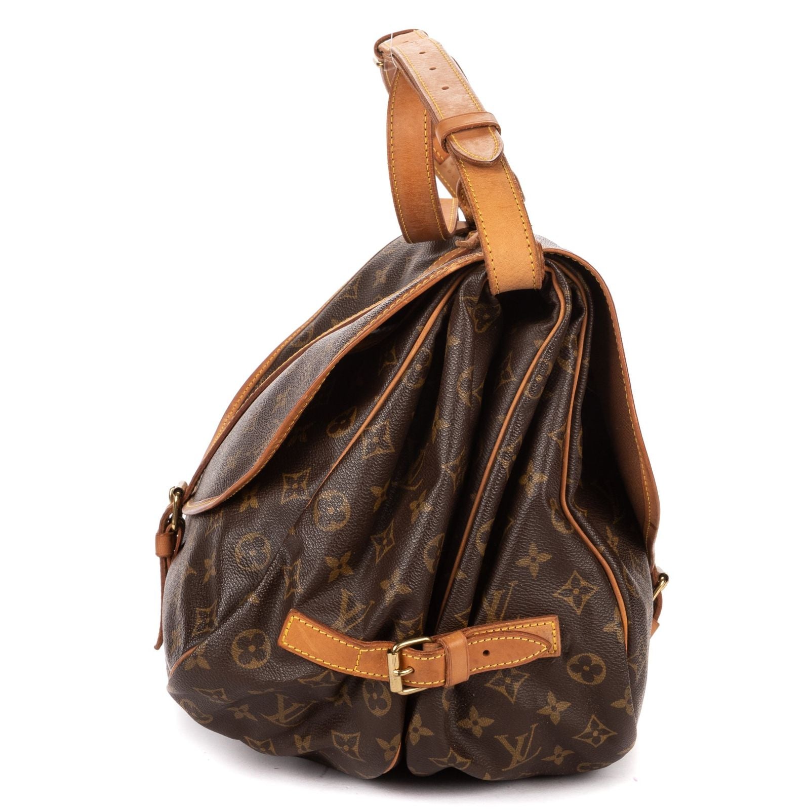 Louis Vuitton Saumur Brown Monogram Canvas — view 4