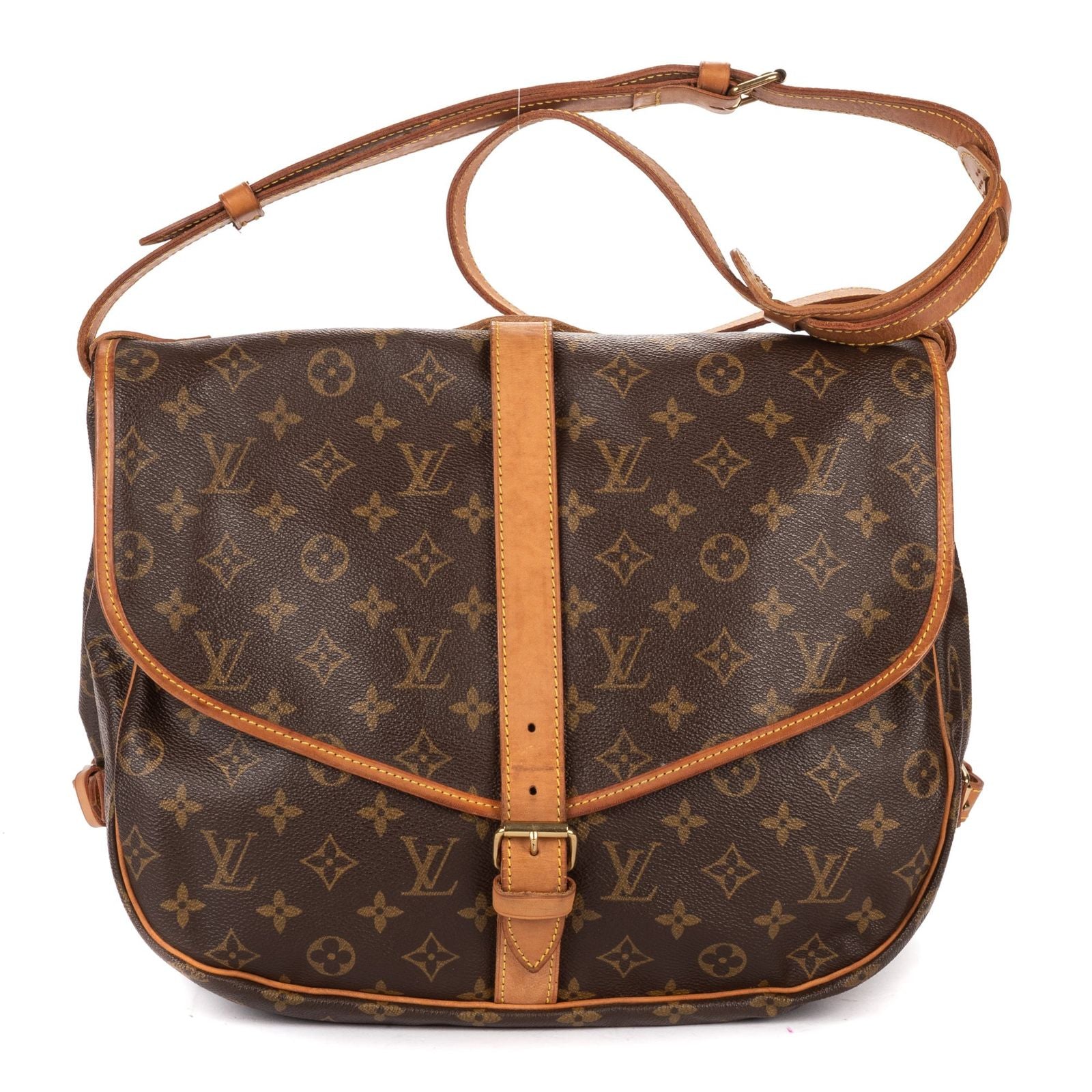 Louis Vuitton Saumur Brown Monogram Canvas