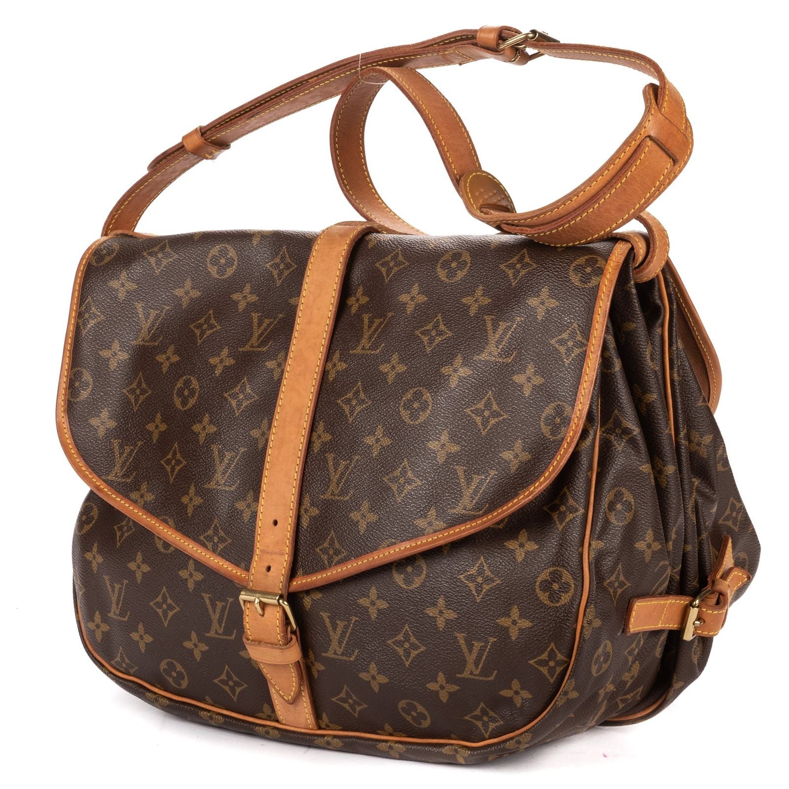 Louis Vuitton Saumur Brown Monogram Canvas — view 2