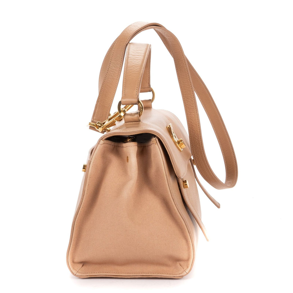 Saint Laurent Grain Calf Leather Shoulder — view 4