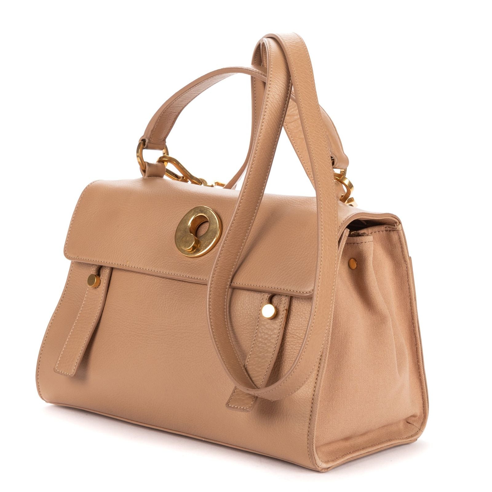 Saint Laurent Grain Calf Leather Shoulder — view 2
