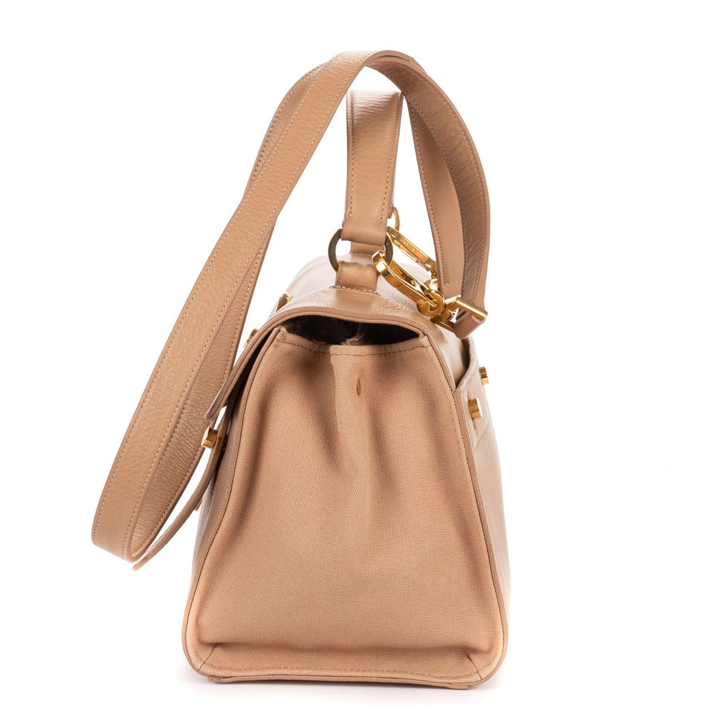 Saint Laurent Grain Calf Leather Shoulder — view 3