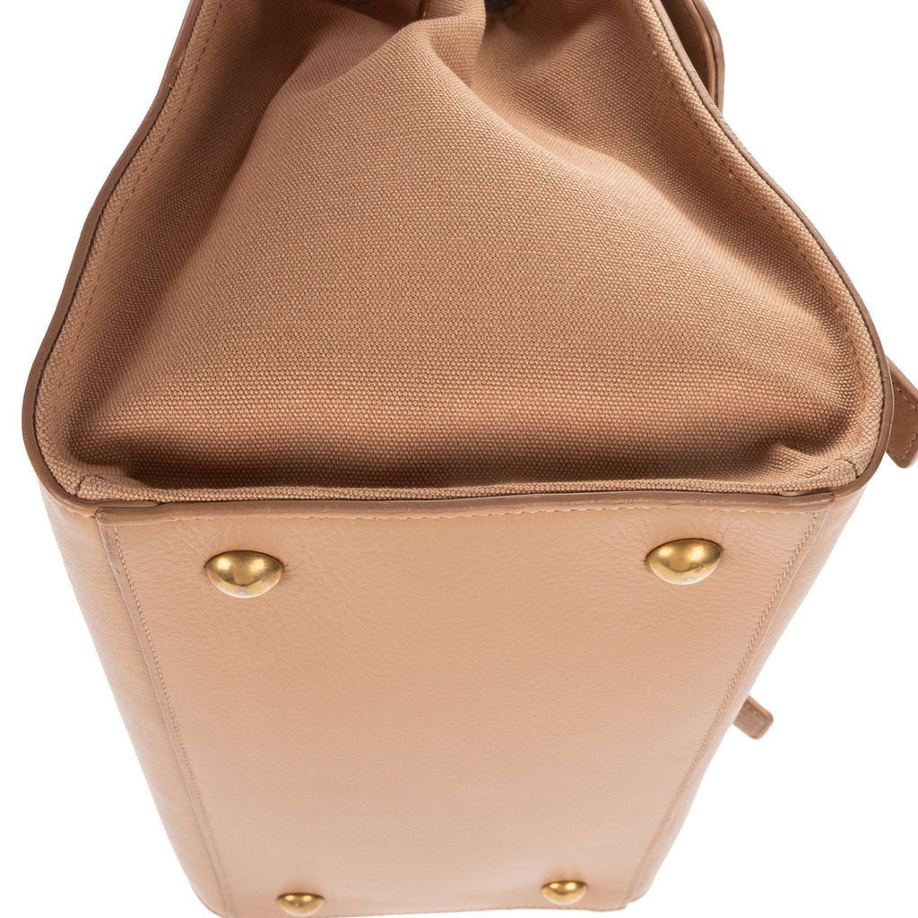 Saint Laurent Grain Calf Leather Shoulder — view 8
