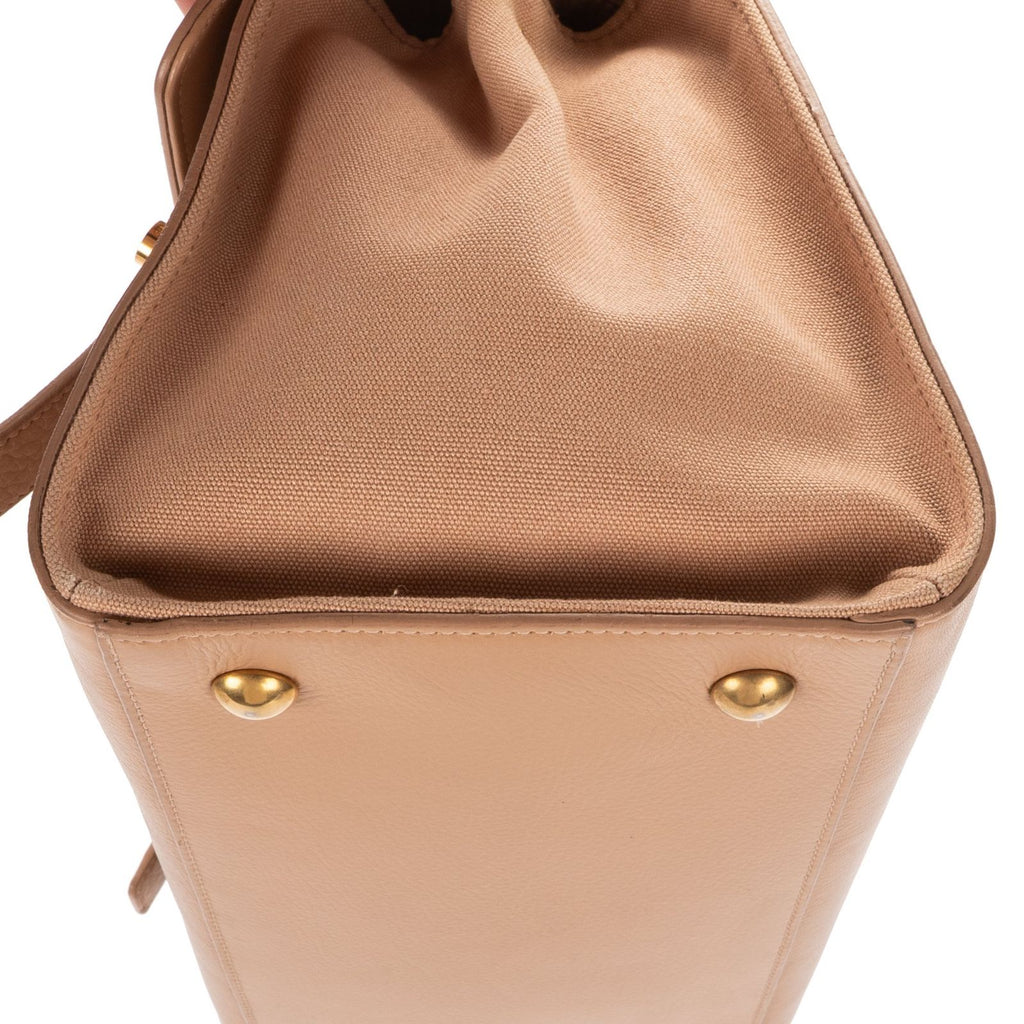 Saint Laurent Grain Calf Leather Shoulder — view 7