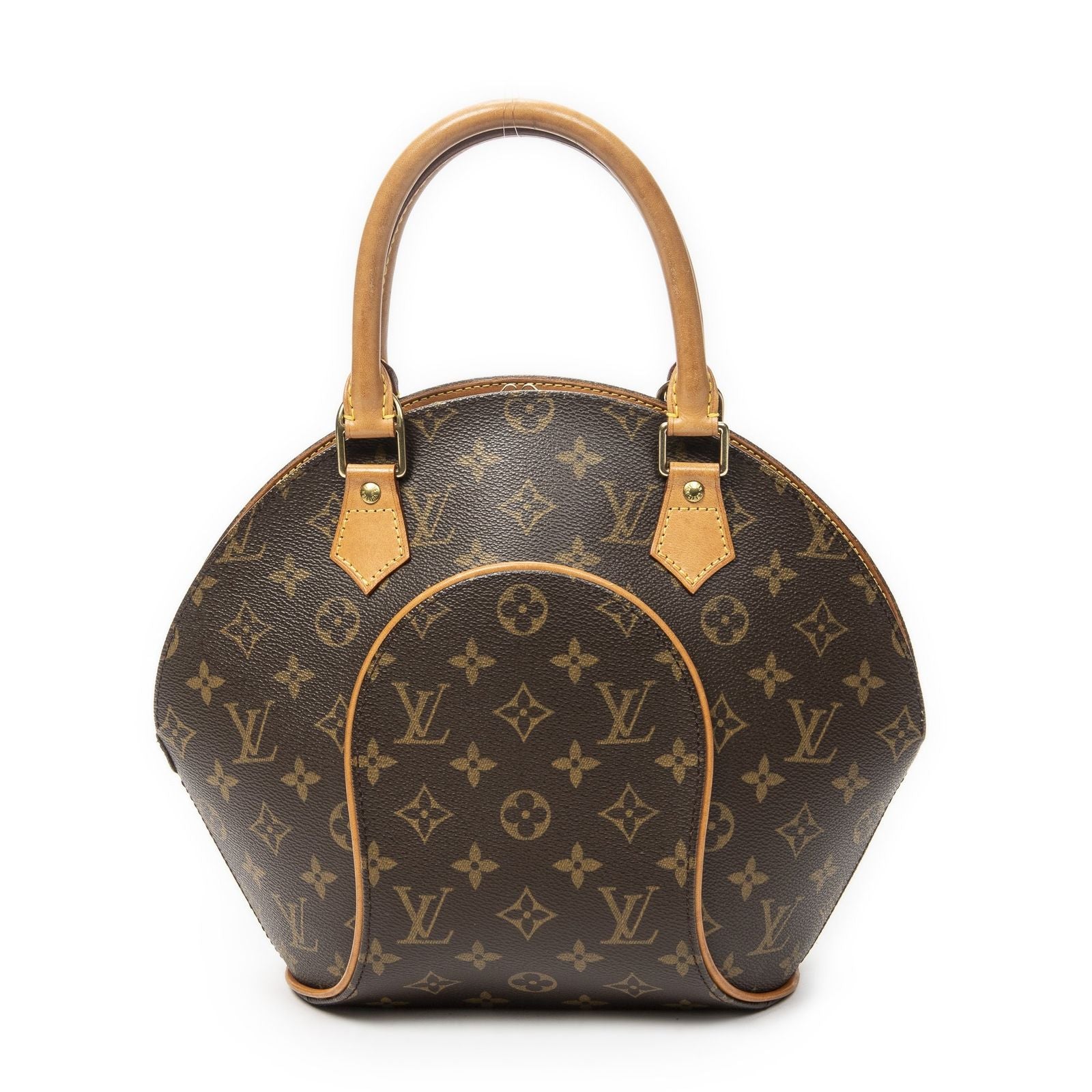 Louis Vuitton Ellipse Brown Monogram Canvas Handbag — view 5