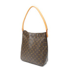 Louis Vuitton Looping Brown Monogram Canvas Shoulder — view 2