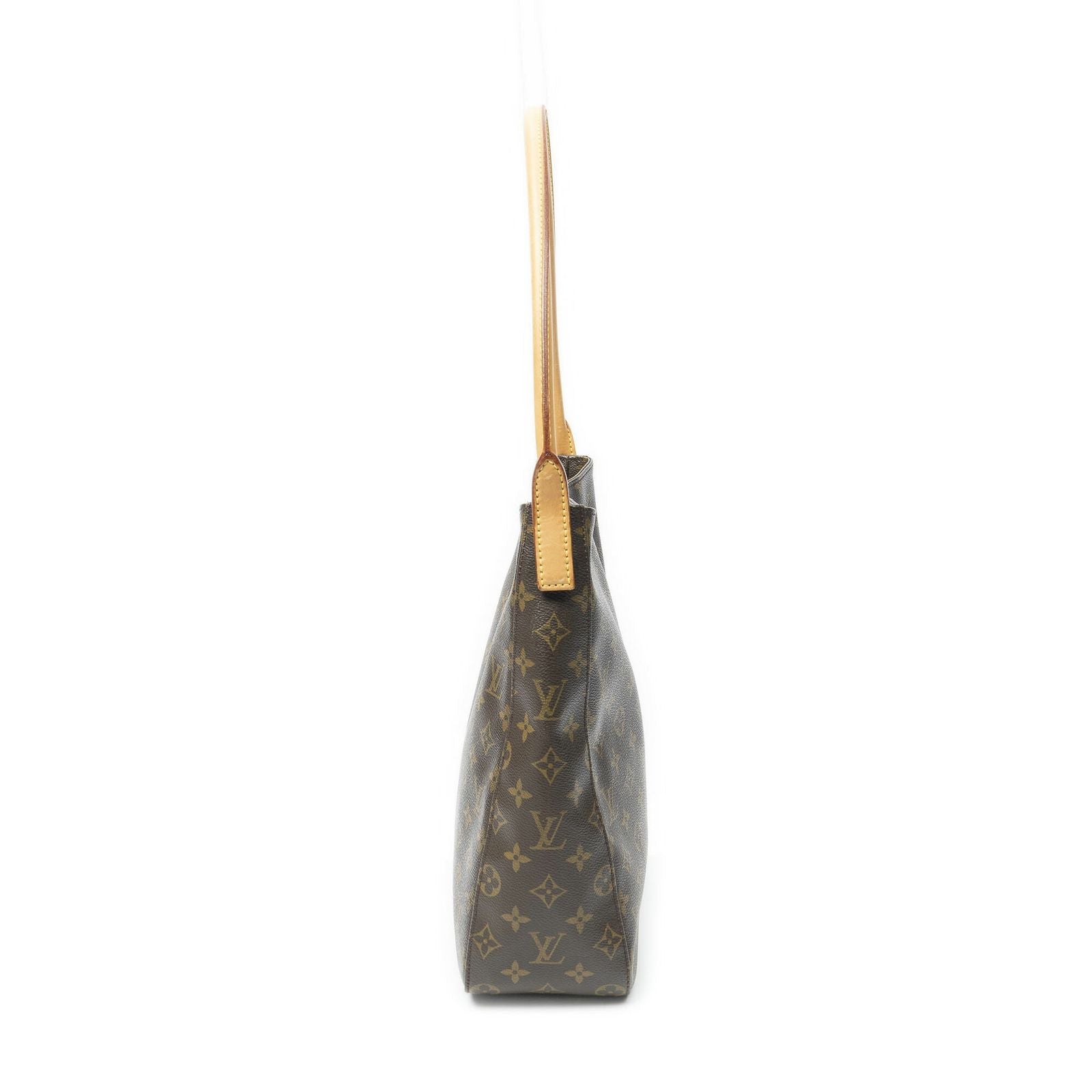 Louis Vuitton Looping Brown Monogram Canvas Shoulder — view 3