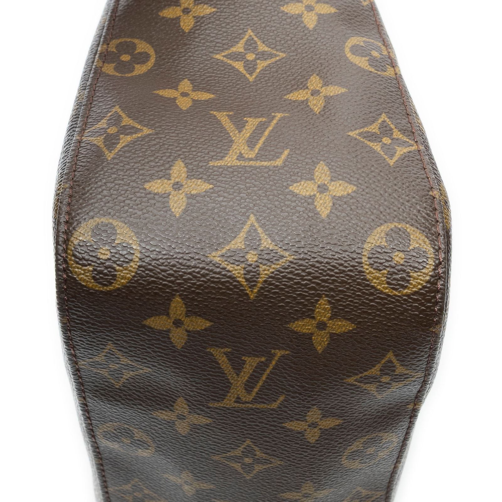 Louis Vuitton Looping Brown Monogram Canvas Shoulder — view 8
