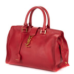 Saint Laurent Cabas Chyc Red Smooth Calfskin Tote — view 2