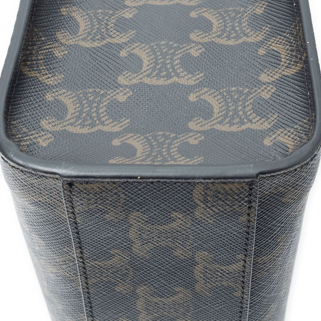 Celine Hippopotamus Tote Black Tantriomphe Canvas — view 8
