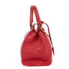 Saint Laurent Cabas Chyc Red Smooth Calfskin Tote — view 4