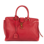 Saint Laurent Cabas Chyc Red Smooth Calfskin Tote