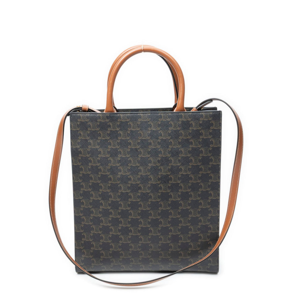 Celine Hippopotamus Tote Black Tantriomphe Canvas — view 5