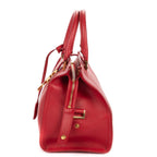 Saint Laurent Cabas Chyc Red Smooth Calfskin Tote — view 3