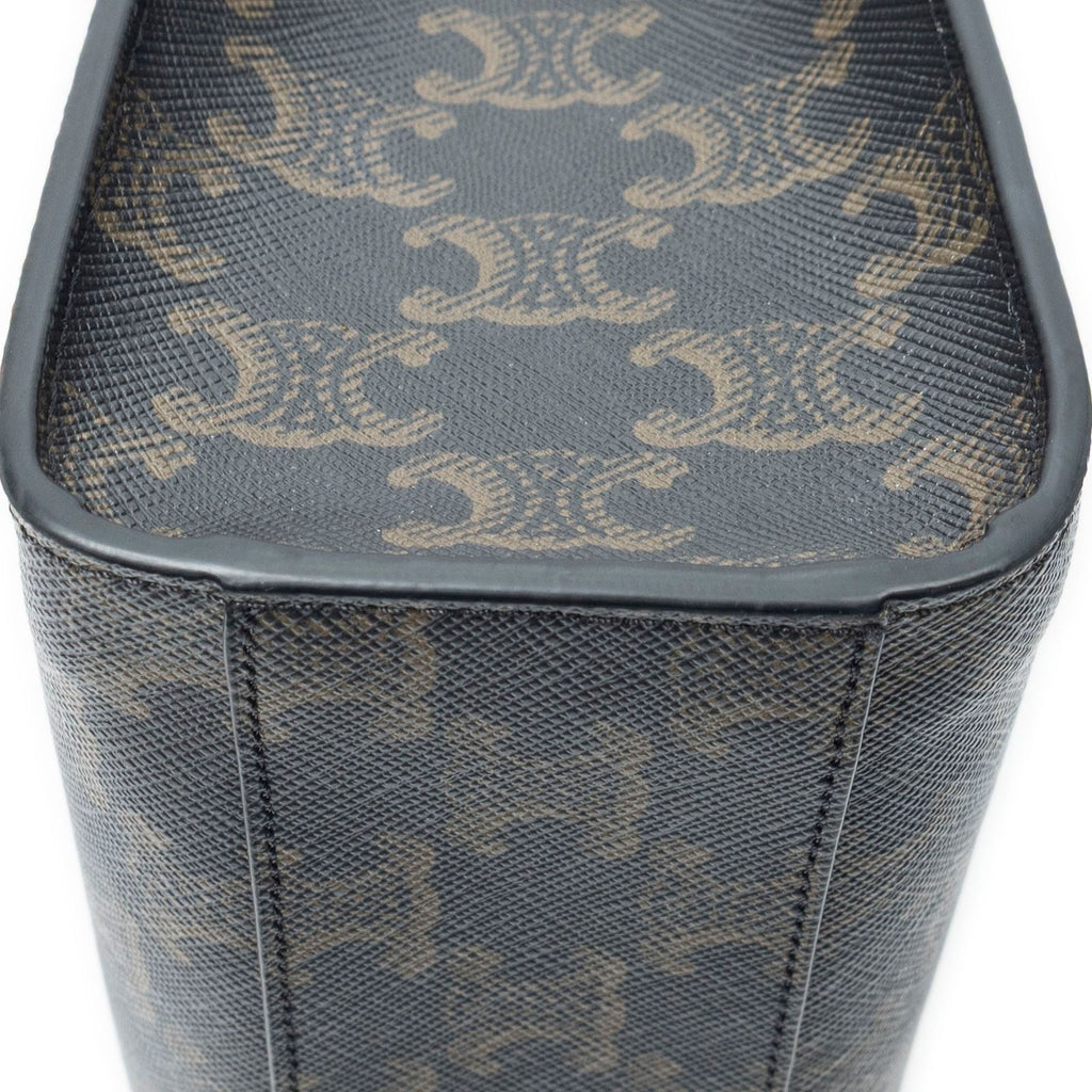 Celine Hippopotamus Tote Black Tantriomphe Canvas — view 7