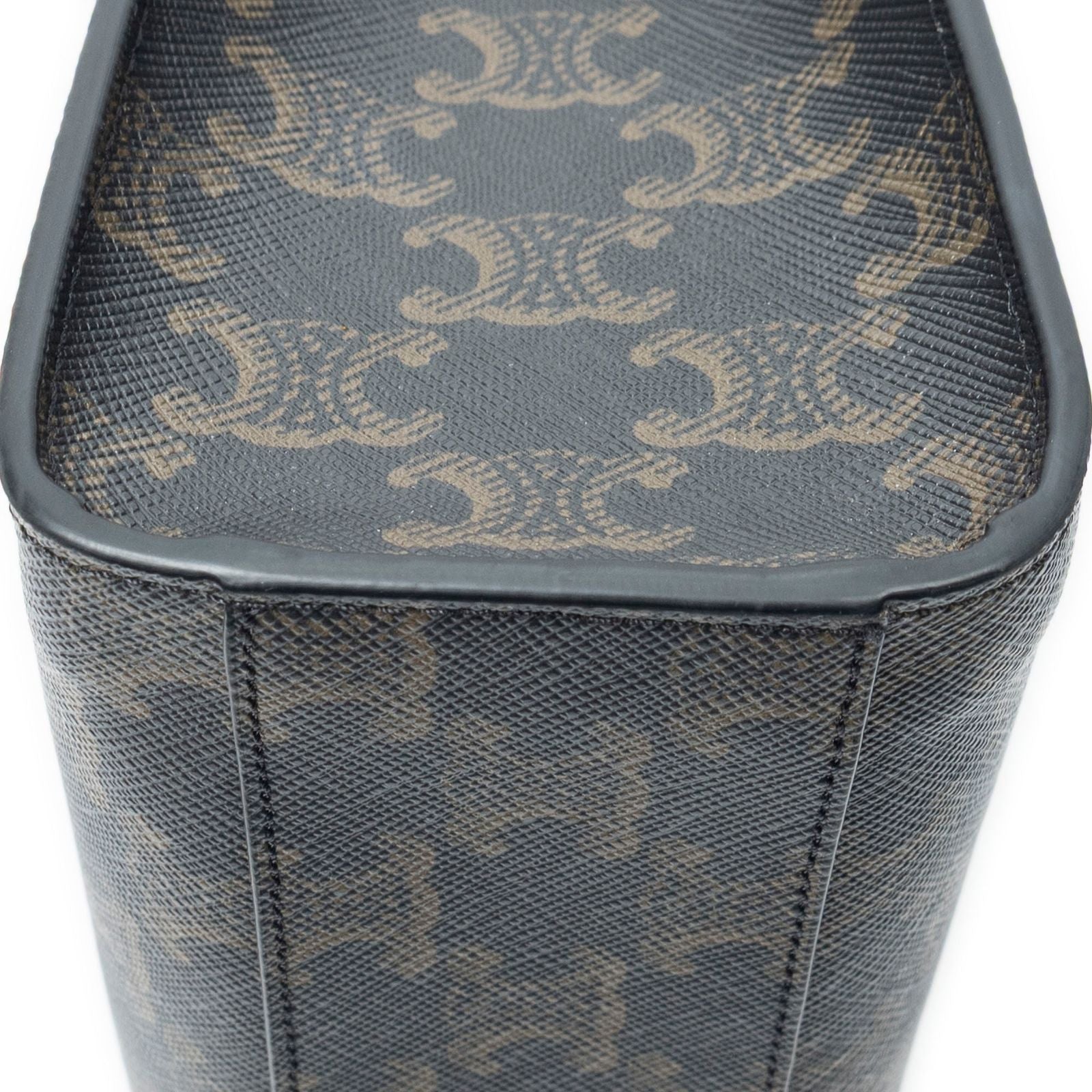 Celine Hippopotamus Tote Black Tantriomphe Canvas — view 7