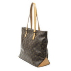 Louis Vuitton Cabas Mezzo Brown Monogram Canvas Tote — view 2
