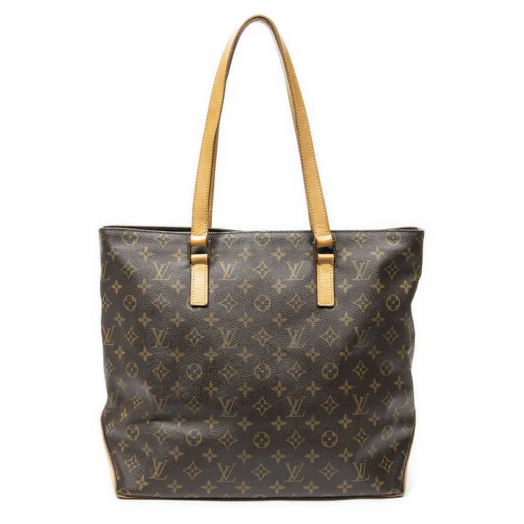 Louis Vuitton Cabas Mezzo Brown Monogram Canvas Tote