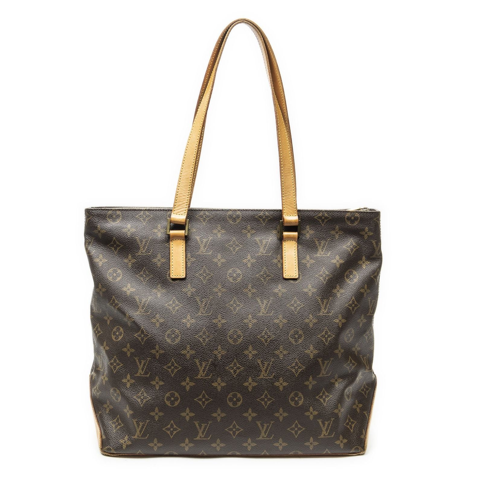 Louis Vuitton Cabas Mezzo Brown Monogram Canvas Tote — view 5