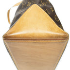 Louis Vuitton Cabas Mezzo Brown Monogram Canvas Tote — view 7