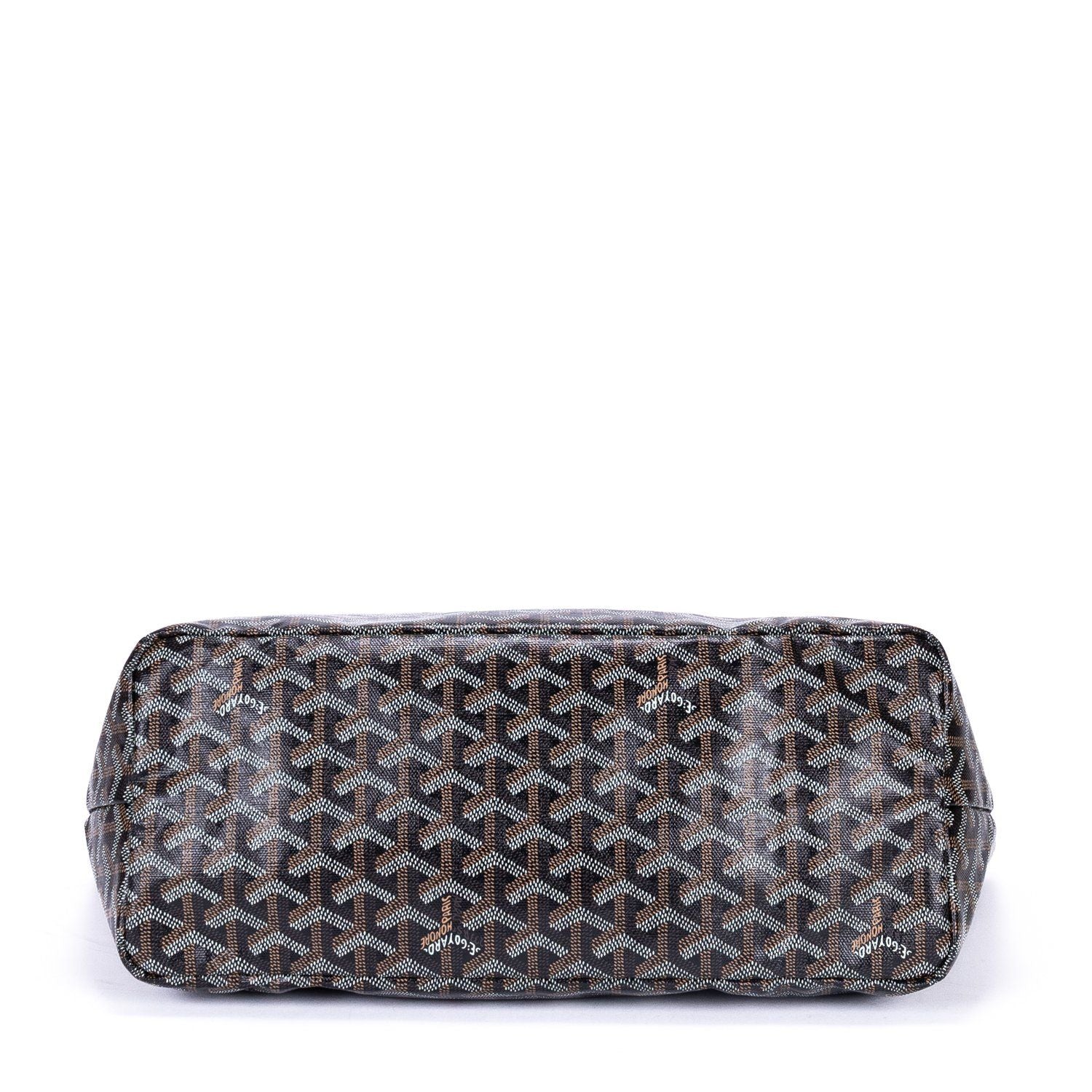 Goyard St Louis Black Brown Din Canvas Shoulder — view 6
