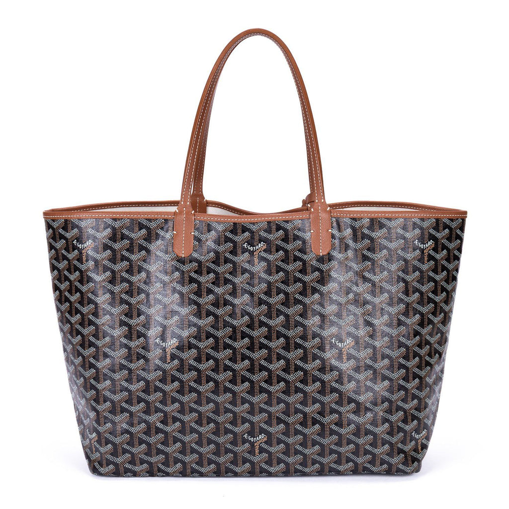 Goyard St Louis Black Brown Din Canvas Shoulder — view 5
