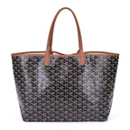 Goyard St Louis Black Brown Din Canvas Shoulder — view 5