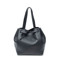 Celine Small Belt Cabas Phantom Black Grain Calf Skin Leather