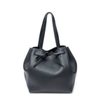 Celine Small Belt Cabas Phantom Black Grain Calf Skin Leather