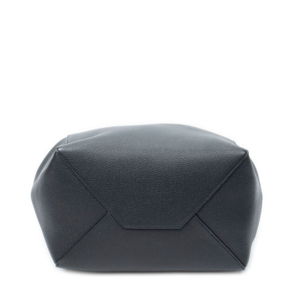 Celine Small Belt Cabas Phantom Black Grain Calf Skin Leather — view 6