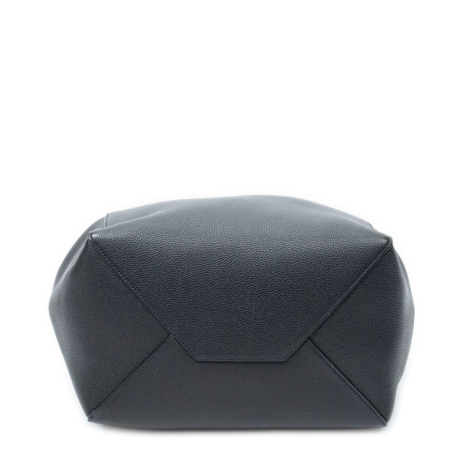 Celine Small Belt Cabas Phantom Black Grain Calf Skin Leather — view 6