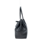 Celine Small Belt Cabas Phantom Black Grain Calf Skin Leather — view 3