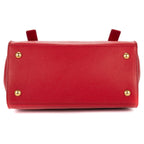 Saint Laurent Lemuz 2 Red Grain Calf Skin Leather Shoulder — view 6