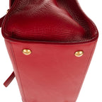 Saint Laurent Lemuz 2 Red Grain Calf Skin Leather Shoulder — view 7
