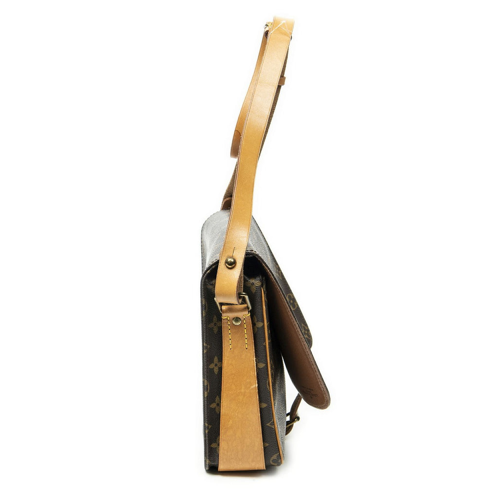 Louis Vuitton Cartouchiere Brown Monogram Canvas Shoulder — view 4