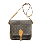 Louis Vuitton Cartouchiere Brown Monogram Canvas Shoulder