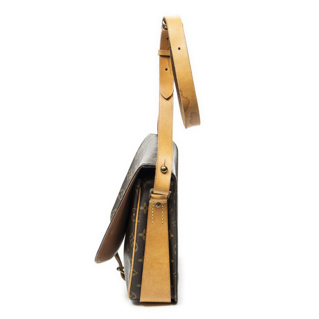 Louis Vuitton Cartouchiere Brown Monogram Canvas Shoulder — view 3