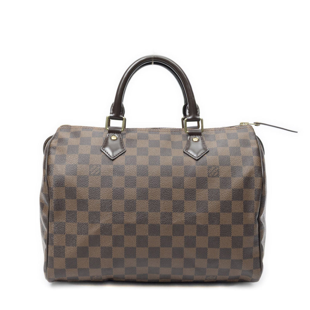 Louis Vuitton Speedy Brown Damier Ebene Handbag