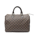 Louis Vuitton Speedy Brown Damier Ebene Handbag