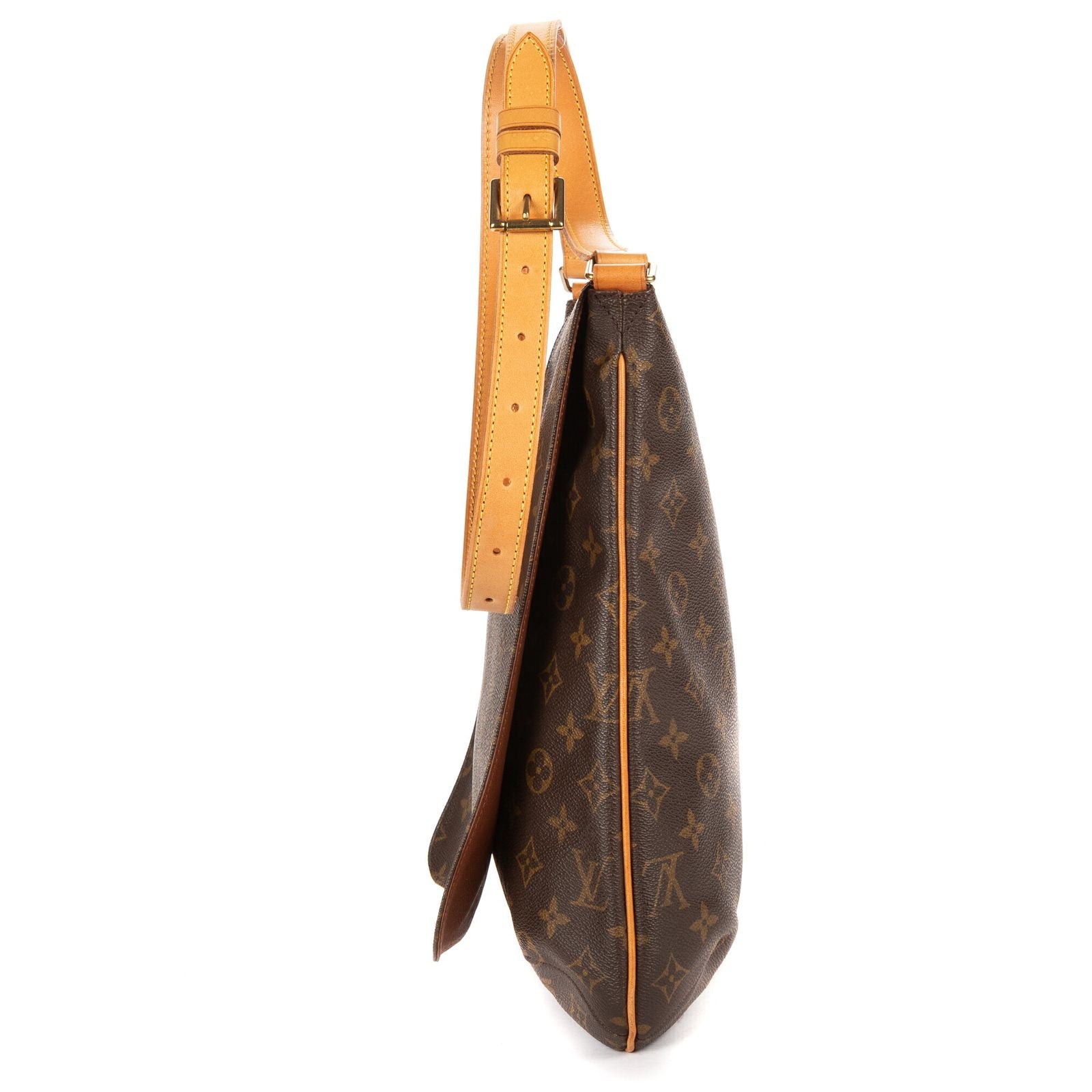 Louis Vuitton Musette Long Strap Brown Monogram Canvas Shoulder — view 3