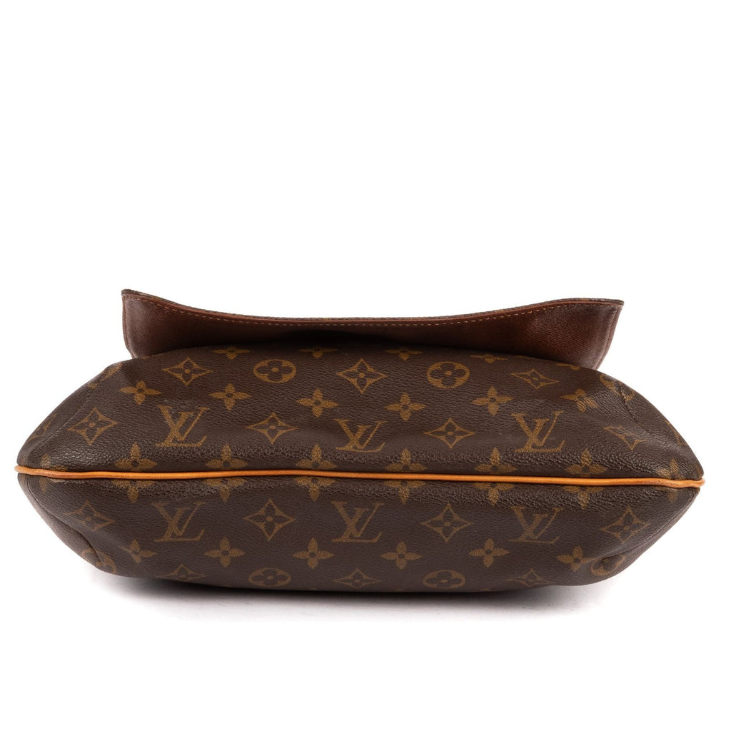 Louis Vuitton Musette Long Strap Brown Monogram Canvas Shoulder — view 6