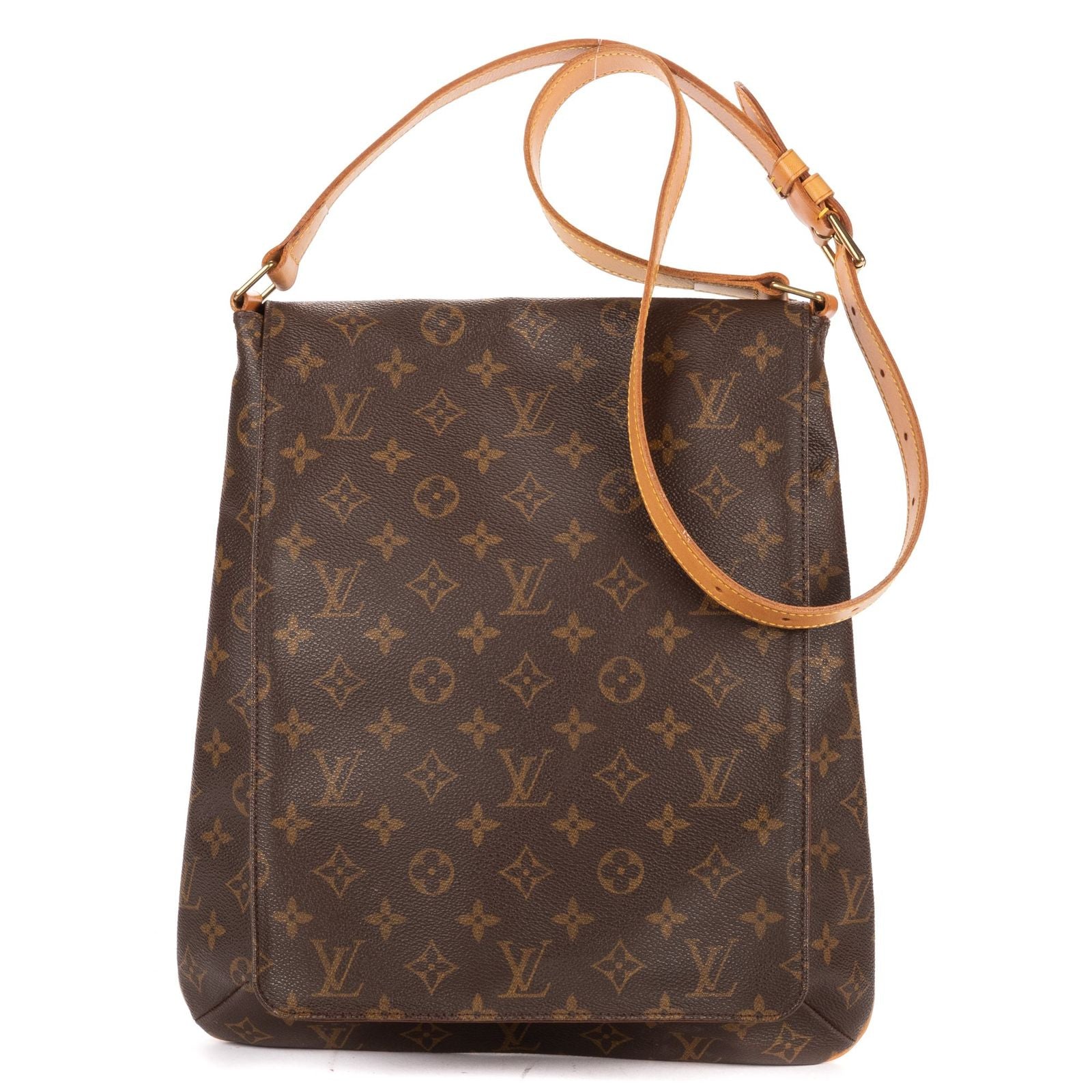 Louis Vuitton Musette Long Strap Brown Monogram Canvas Shoulder