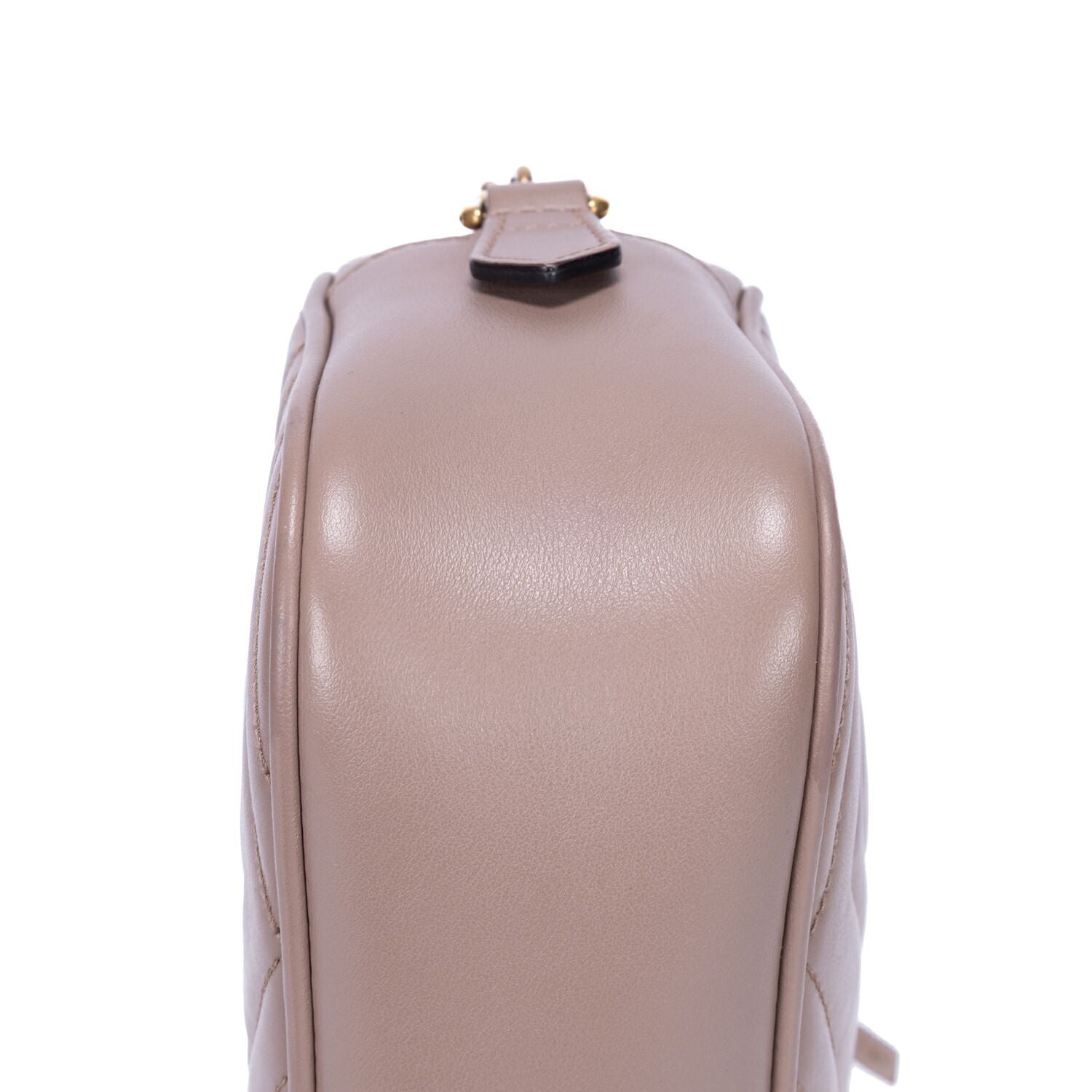 Gucci Smo le GG Marmont Chain Crossbody Beige Matelasse Chef Blanc Calfskin — view 8