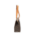 Celine Zip Shop Tote Brown Macadamia Canvas — view 3