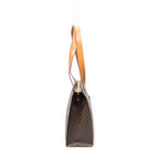 Celine Zip Shop Tote Brown Macadamia Canvas — view 4