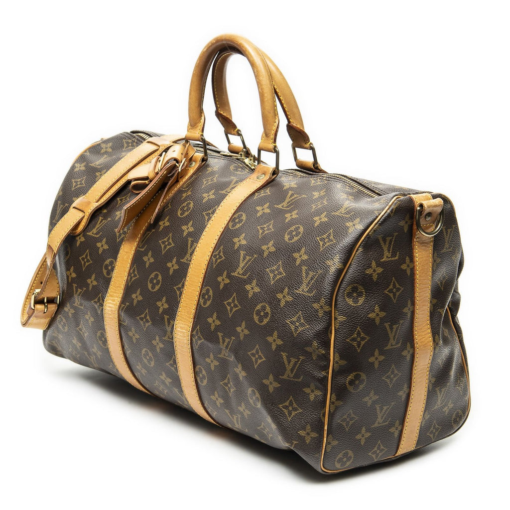 Louis Vuitton Keepall Bandouliere Brown Monogram Canvas — view 2