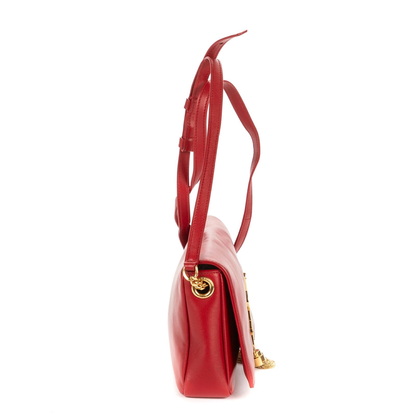 Saint Laurent Smo le Kate Crossbody Red Smooth Calfskin — view 4