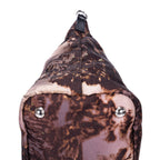 Prada Tessuto Nylon Temple Print Tote Black Beige Printed Nylona — view 7