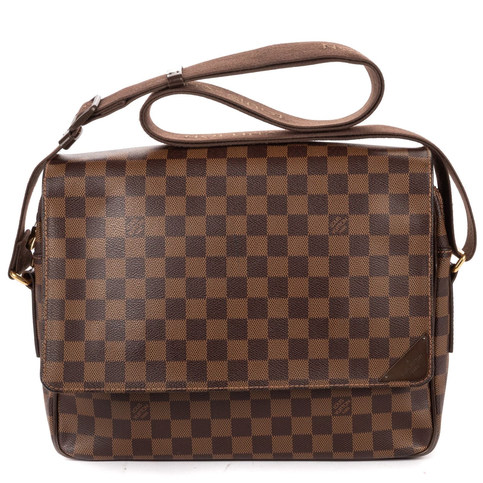 Louis Vuitton Shelton Brown Damier Ebene Shoulder